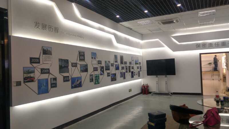 企业展厅设计形象墙设计施工
